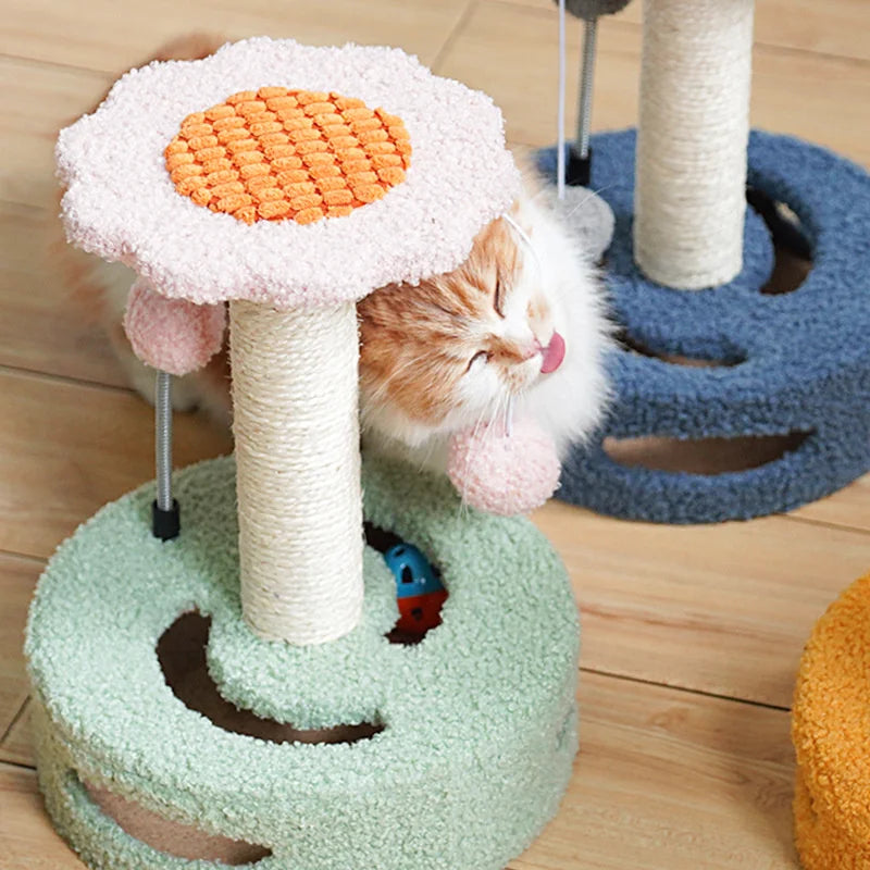 Cat Tree Tower Cat Scratching Post Cat Toy Climbing Furniture for Kittens Pet House Play