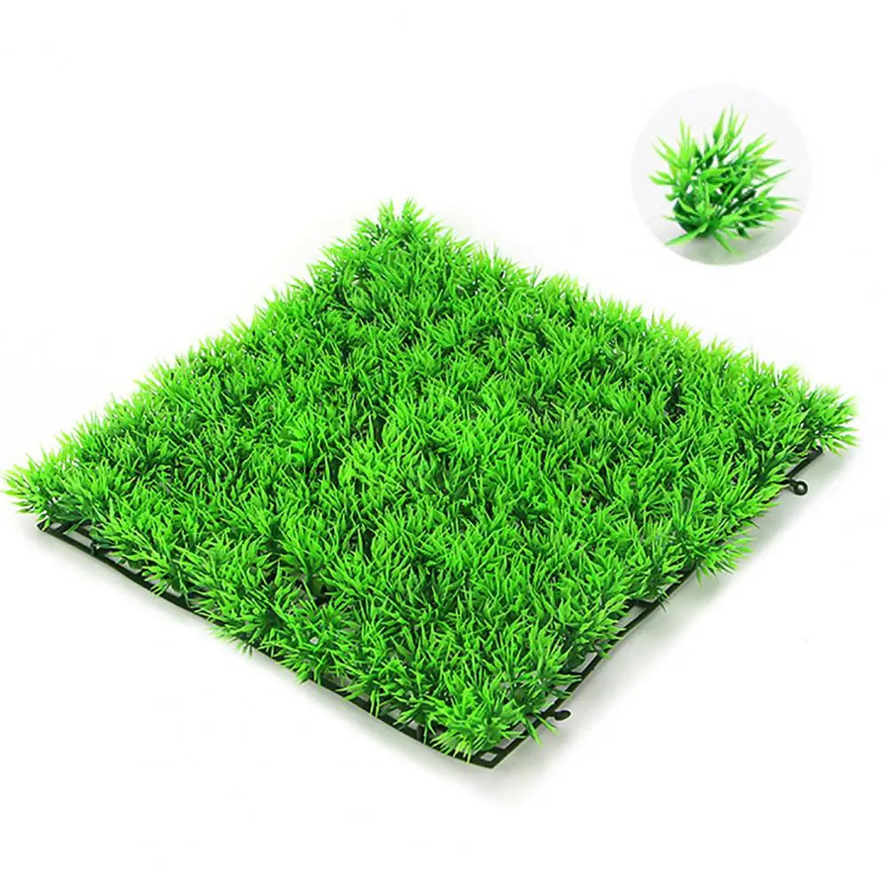 Easy-care Artificial Grass Carpet Durable Fade-resistant Grass Low-maintenance Aquarium Decoration for Fish Tank Aquascape