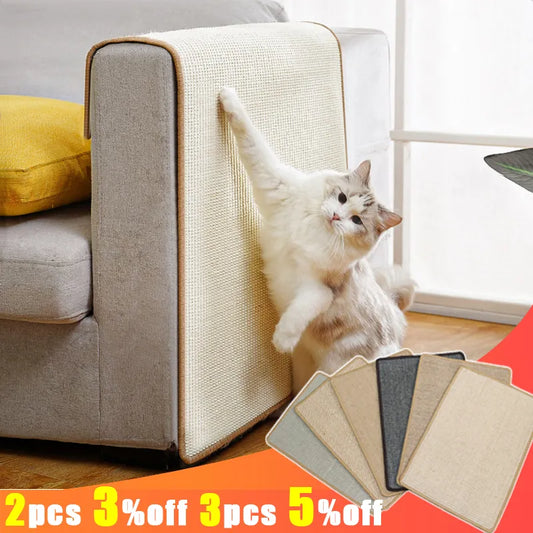 Cat Scratcher Sisal Mat Board Cat Scratch for Sharpen Nails Scraper Cats Tree Cat scratching post Sofa Mats Furniture Protector