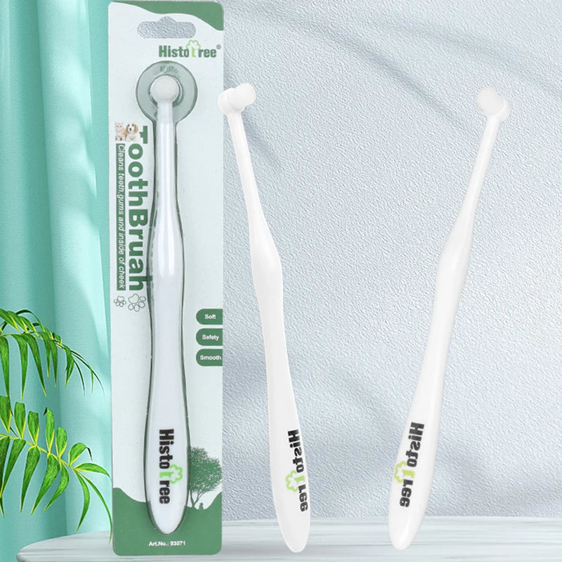 Pet Toothbrush Cat Brush Addition Bad Breath Tartar Teeth Care Dog Cat Cleaning Mouth Dog Vanilla Beef Taste Toothpaste Supplies