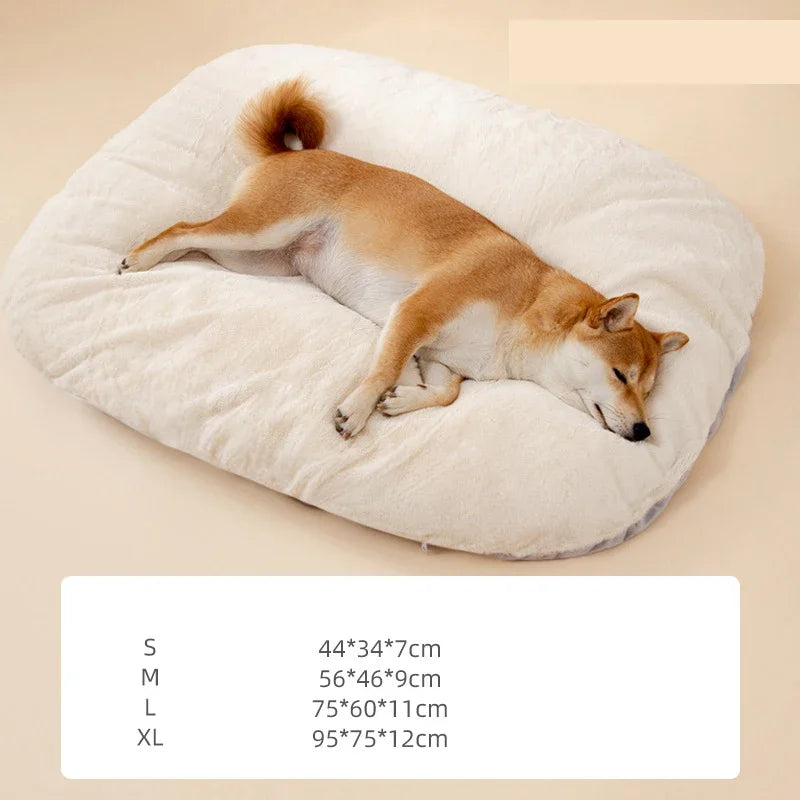 Washable Pet Sofa Dog Bed Calming Beds For Large Dogs Sofa Blanket Winter Warm Cat Bed Mat Couches Car Floor Furniture Protector