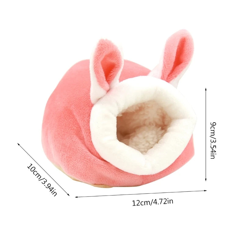 Hamster Hammock Winter Warm Velvet Small Pet Cage Sleep Nest Bed for Guinea Pigs Hedgehog Squirrel Cage Accessories